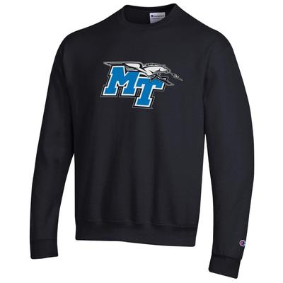 MTSU Champion Giant Logo Crew Sweatshirt