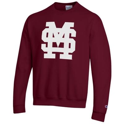 Mississippi State Champion Baseball Interlock Logo Crew Sweatshirt