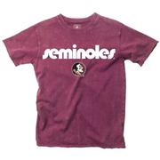  Florida State Youth Raw Edge Faded Short Sleeve Tee