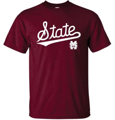 Mississippi State YOUTH Script State Short Sleeve Tee
