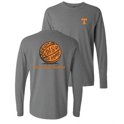 Tennessee Summit Basketball Long Sleeve Comfort Colors Tee