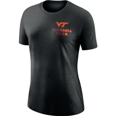 Virginia Tech Nike Women's Collegiate Outline Tri-blend Tee