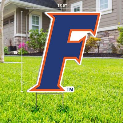 Florida Slanted F Logo Lawn Sign