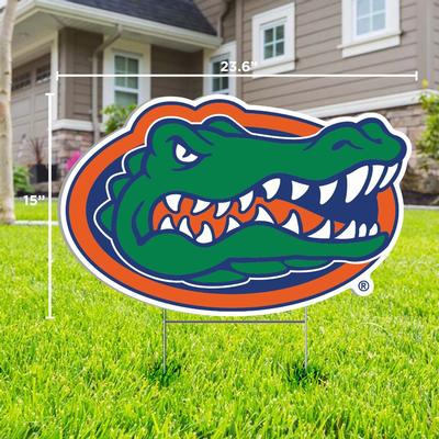 Florida Gatorhead Logo Lawn Sign