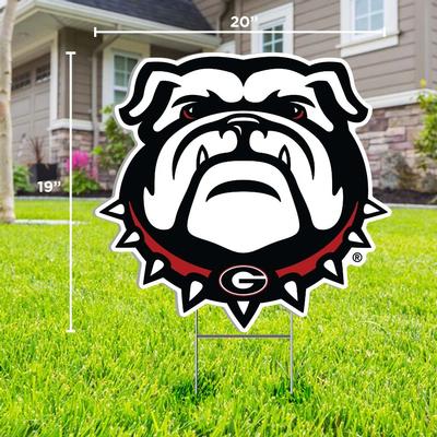 Georgia Bulldog Logo Lawn Sign