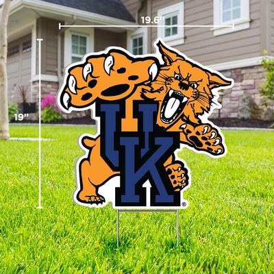 Kentucky Wildcat Logo Lawn Sign