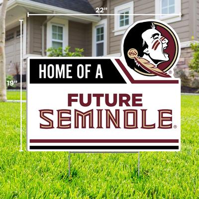 Florida State Future Seminole Lawn Sign 