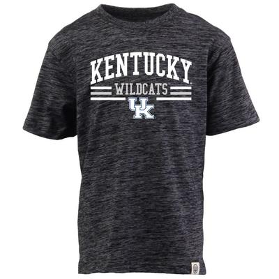 Kentucky YOUTH Cloudy Yarn Arch with Stripes Tee