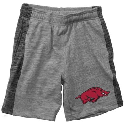 Arkansas Wes and Willy Kids Cloudy Yarn Inset Stripe Short