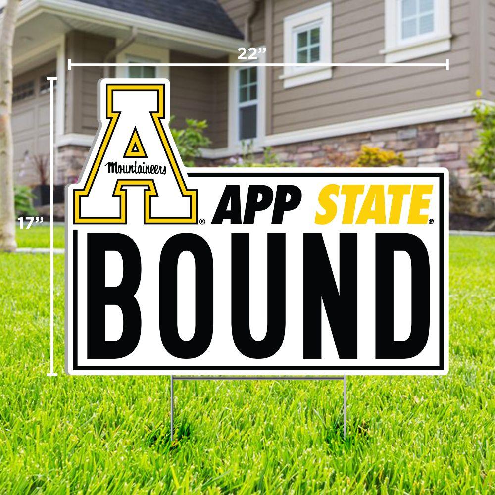  Appalachian State Bound Lawn Sign