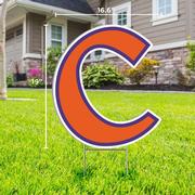  Clemson C Logo Lawn Sign