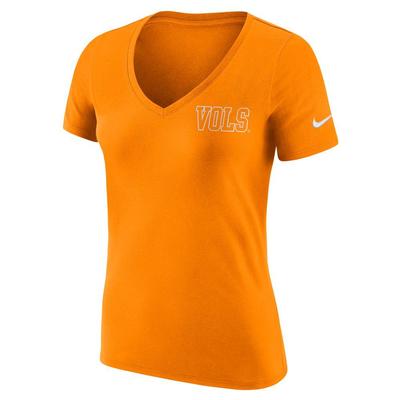 Tennessee Nike Women's Dri-Fit College V-Neck Tee
