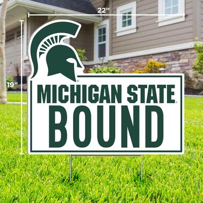 Michigan State Bound Lawn Sign