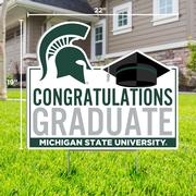 Michigan State Congratulations Graduate Lawn Sign