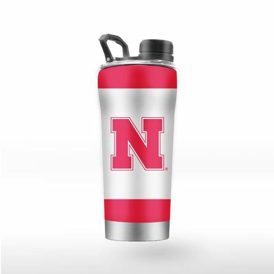 Nebraska 20oz Stripe Shaker Bottle
