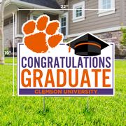  Clemson Congratulations Graduate Lawn Sign