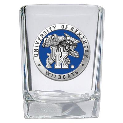 Kentucky Heritage Pewter KY/Wildcat Square Shot Glass