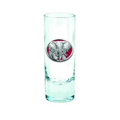 Heritage Pewter Elephant Clear Cordial Glass