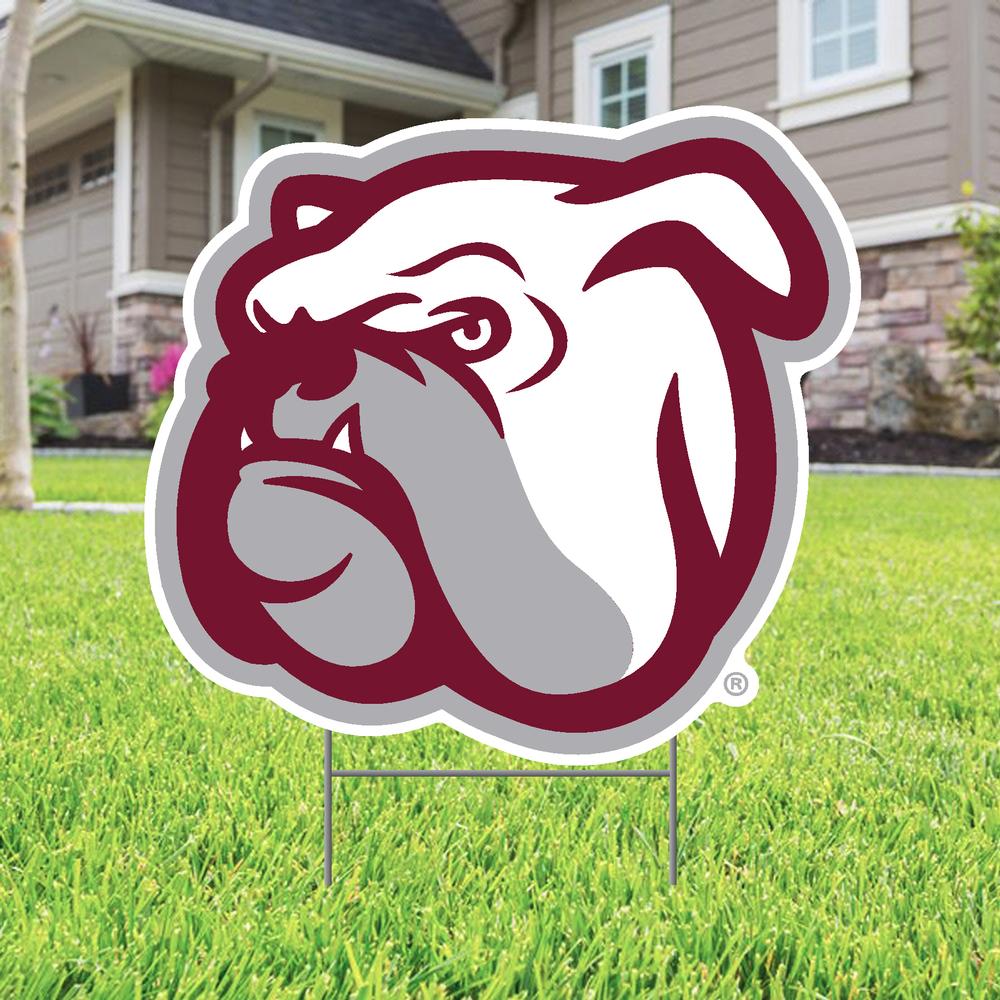  Mississippi State Bulldog Logo Lawn Sign