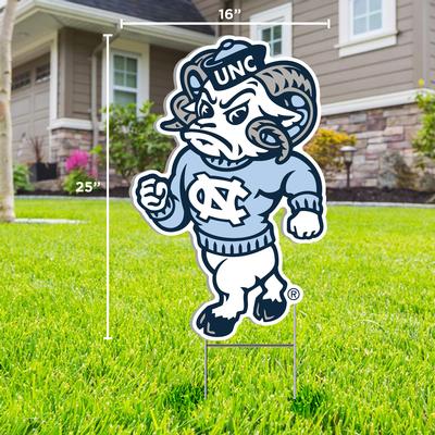 UNC Strutting Ram Logo Lawn Sign