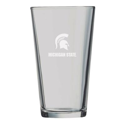 Michigan State 16oz Glass
