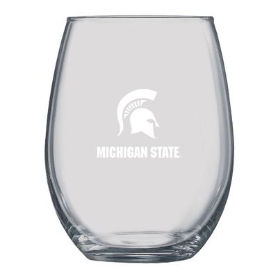 Michigan State 15oz Boulder Stemless Glass
