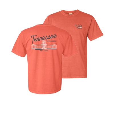 Tennessee Summit Campus Building Comfort Colors Short Sleeve Tee