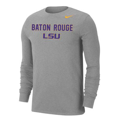 LSU Nike Baton Rouge Dri-Fit Cotton Tee