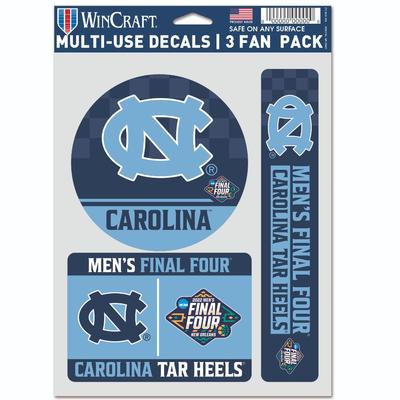 UNC 2022 Final Four Decal 3 Pack