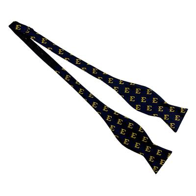 ETSU Hitchcock Silk Self Tie Bow Tie