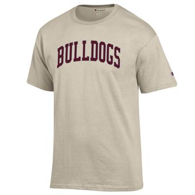 Mississippi State Champion Arch Bulldogs Tee OATMEAL