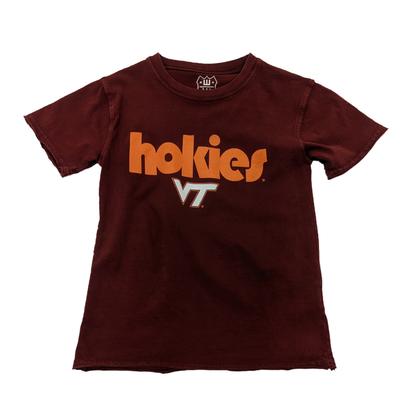 Virginia Tech Kids Raw Edge Faded T-Shirt