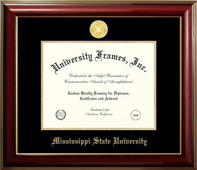 Mississippi State University Classic Diploma Frame