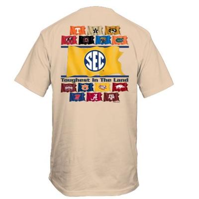 SEC Conference Flag Comfort Colors Tee