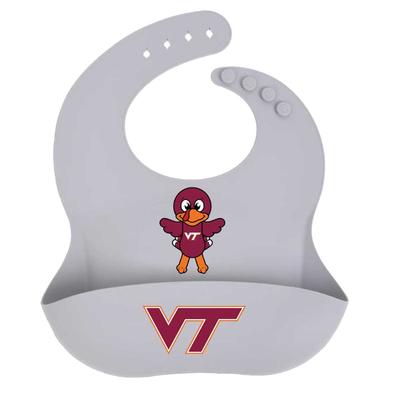 Virginia Tech Pascots Silicone Hokie Bird Bib