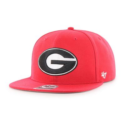 Georgia 47' Brand No Shot Flatbrim Snapback Hat