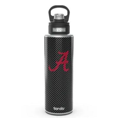 Alabama Tervis 40oz Carbon Fiber Wide Mouth Bottle