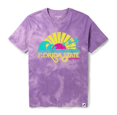Florida State League Women's Spring Break Sunset Tie Dye Tee