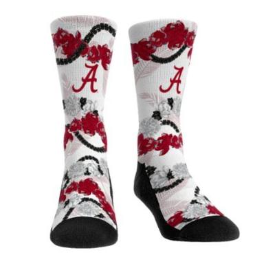 Alabama Lei Crew Sock