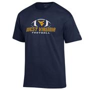  West Virginia Champion Men's Football Wordmark Tee