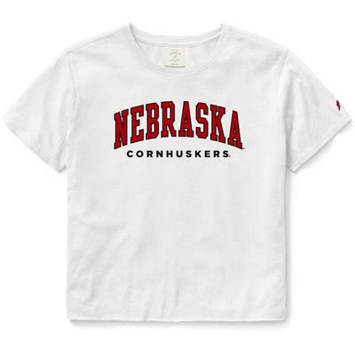 Nebraska League Clothesline Cropped Tee