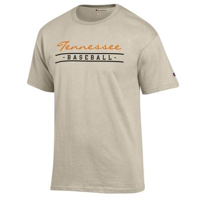 Tennessee Champion Script Bar Baseball Short Sleeve Tee