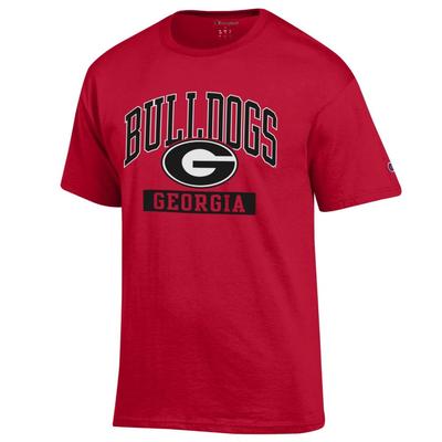 Georgia Champion Bulldog Arch over G Short Sleeve Tee