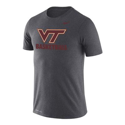 Virginia Tech Nike Drifit Legend Basketball Short Sleeve Tee