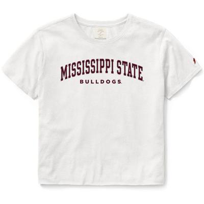 Mississippi State League Clothesline Cropped Tee