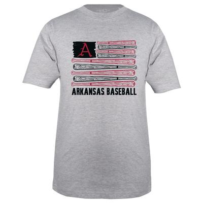 Arkansas Garb YOUTH Baseball Bats Flag Tee