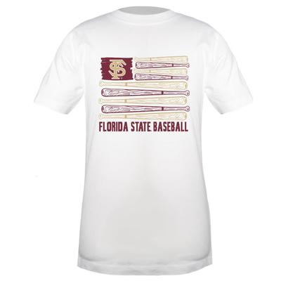 Florida State Garb YOUTH Baseball Bats Flag Tee