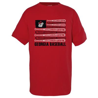 Georgia Garb YOUTH Baseball Bats Flag Tee