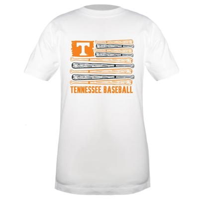 Tennessee Garb YOUTH Baseball Bats Flag Tee
