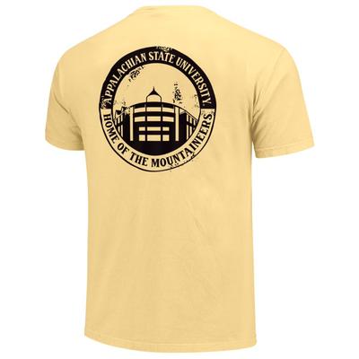 Appalachian State Campus Stamp Scene Short Sleeve Comfort Colors Tee